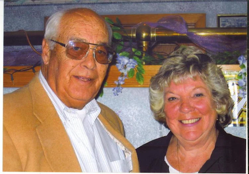Gurney with his wife, Dorothy.